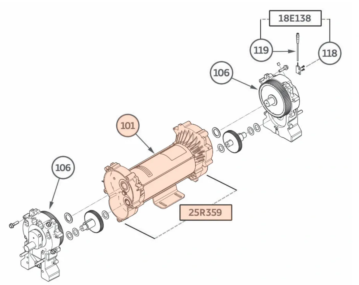 Exploded view sample 6